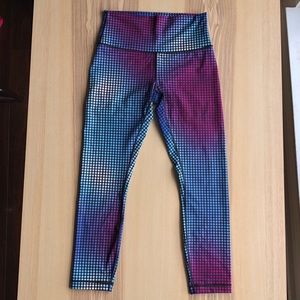 Lululemon Mid-rise Rainbow Dot Luon